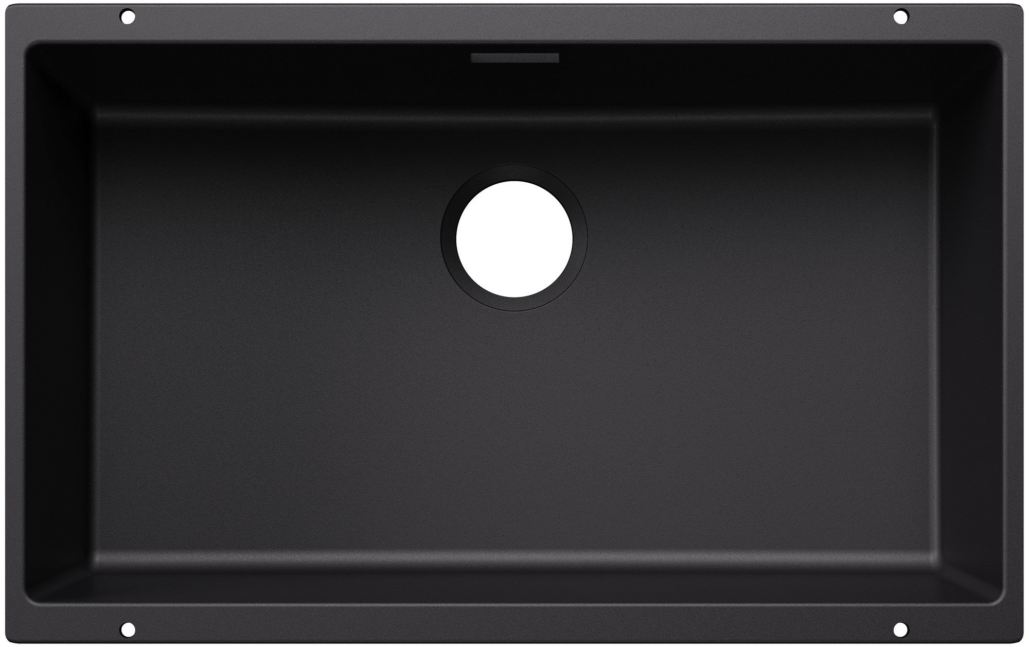 Chiuveta bucatarie Subline 700, 527802, granit negru, sub blat, 730 x 460 mm, Blanco